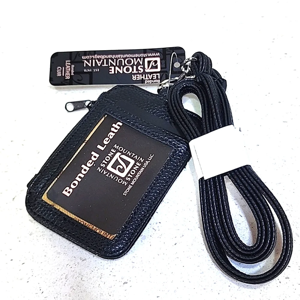Crossbody Leather credit card, ID, money holder New with tags - Picture 1 of 6